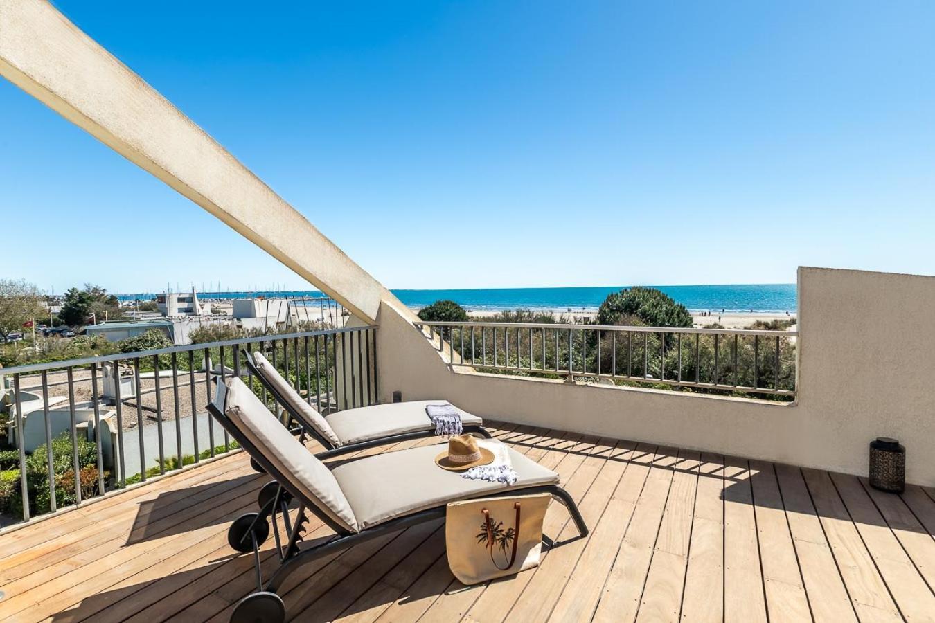 Suite Terrasse Xxl - Front De Mer - Parking - Ambiance Plage La Grande-Motte Exterior foto